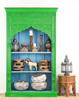 Mehsana Display Cabinet Green