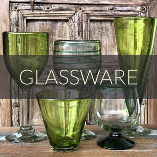 hand blown mexican glassware