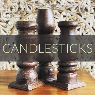 Wooden Candle Holders