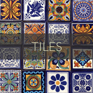Hand crafted mexican talavera tiles