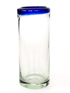 Cobalt Rim Glass