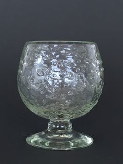 Clear Spotted Balloon Glass