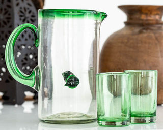Verde Button Water Jug