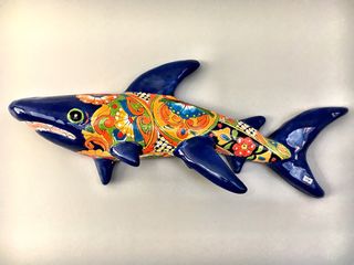 Large Talavera Shark