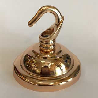 Ceiling Rose with Hook: Shiny Copper