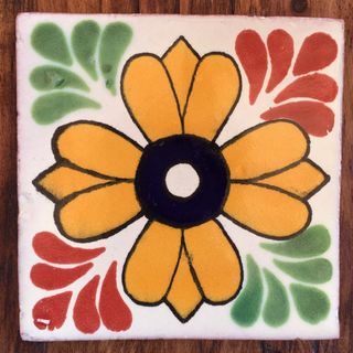 Tlaquepaque Flower Tile