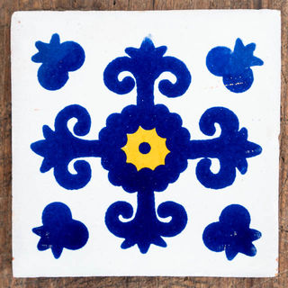 Azul Cruz Tile