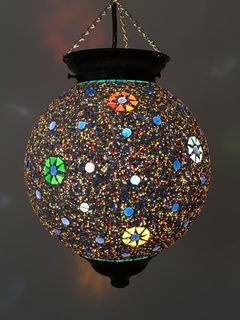 Confetti Mosaic Lantern