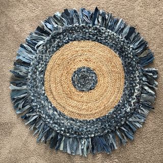 Chindi Rug: denim