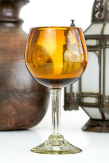 Golden Wine Glass