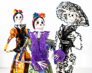 Day of the Dead Mixed Paper Mache 