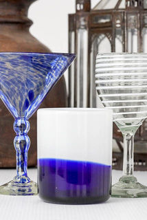 Azul & White Tumbler