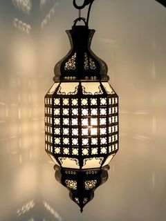 Medina Lantern Large White