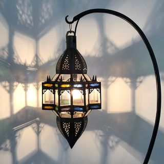 Mkanta Lantern Large; Multi Colour