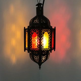 Zohra Lantern Red and Yellow