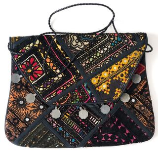 Black Vintage Banjara Bag 11