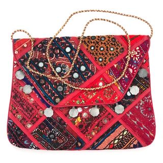 Red Vintage Banjara Bag 16