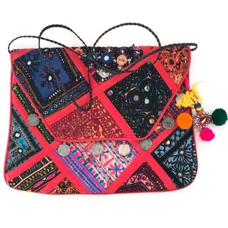 Red Vintage Banjara Bag 18