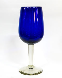 Indigo Wine Glass