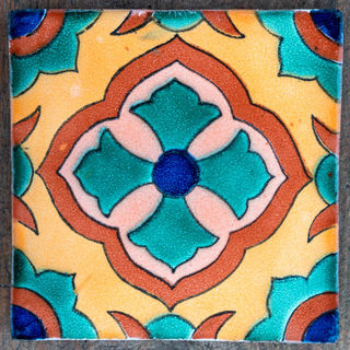 Cruz Puebla Tile Orange