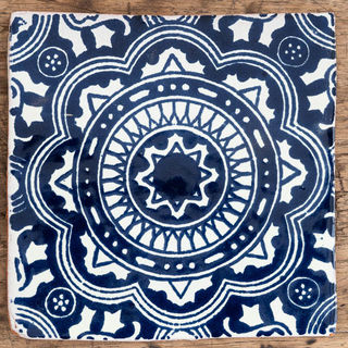 Large Rosario Blue Tile