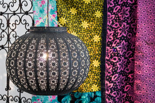 Bohemian Large Lantern Black