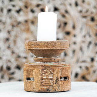 Round Bijani Candle Stand 