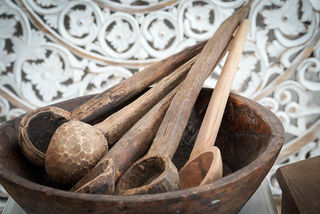 Vintage Indian Serving Spoons