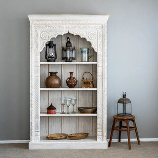Ishani Bookshelf White 