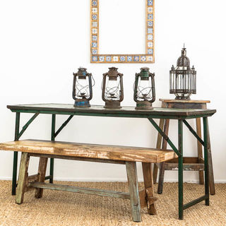 Rustic Indian Bench Seat