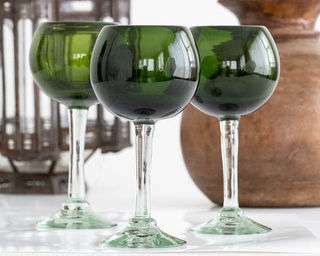 Olive Wine Goblet