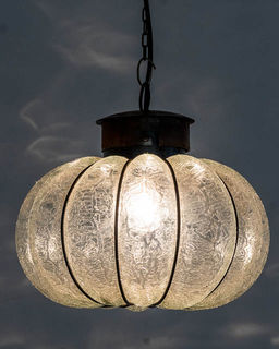 Mexican Handblown Pumpkin Crackle