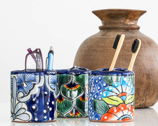Talavera Toothbrush Holder