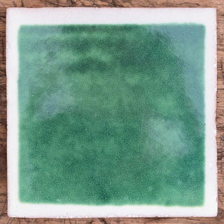 Solid Green Linea Tile