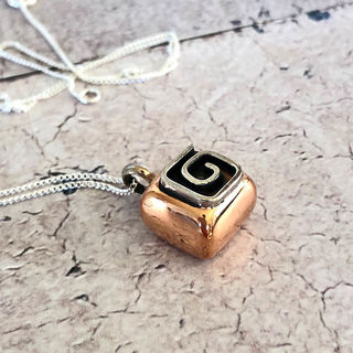 Copper Cube Necklace