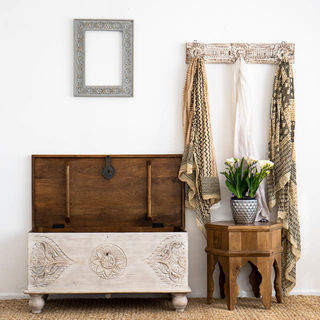 Anouk Blanket Box White 