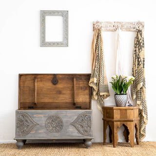 Anouk Blanket Box Grey 