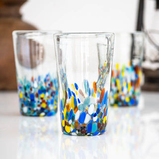 Winter Confetti Tall Glass