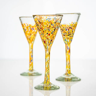 Summer Confetti Champagne Flute