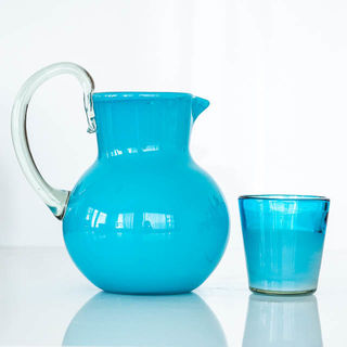 Boho Blue Water Jug