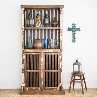 Mexican Trastero Display Cabinet