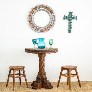 Córdoba Hand Carved Mezquite Table