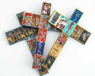 Day of the Dead Mexican Cross 