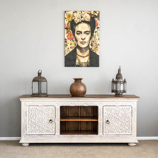 Aabha TV Cabinet or Sideboard White PRE ORDER