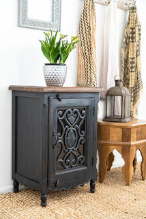 Harper Bedside Table Charcoal