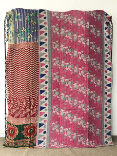 Vintage Kantha Quilt 18