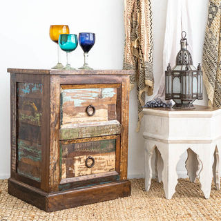 Boho Rustic Bedside Drawer