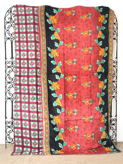 Vintage Kantha Quilt 40