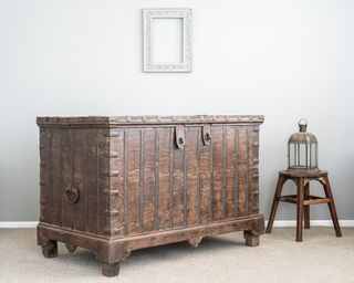 Large Vintage Indian Chest