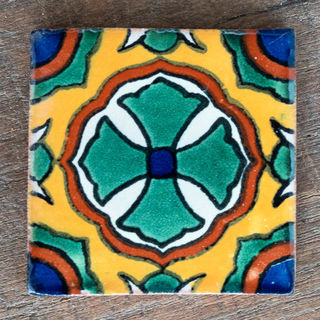 Cruz Puebla Quarter Tile 50mm x 50mm